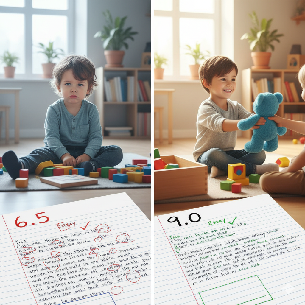 From Band 6.5 to Band 9 Deconstructing 4 IELTS Model Essays children's behaviour From Band 6.5 to Band 9 Deconstructing 4 IELTS Model Essays