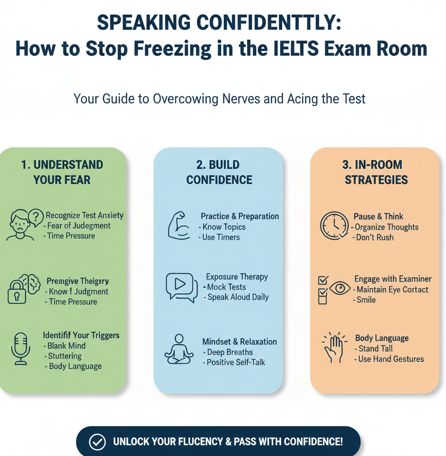 Speaking Confidently How to Stop Freezing in the IELTS Exam Room