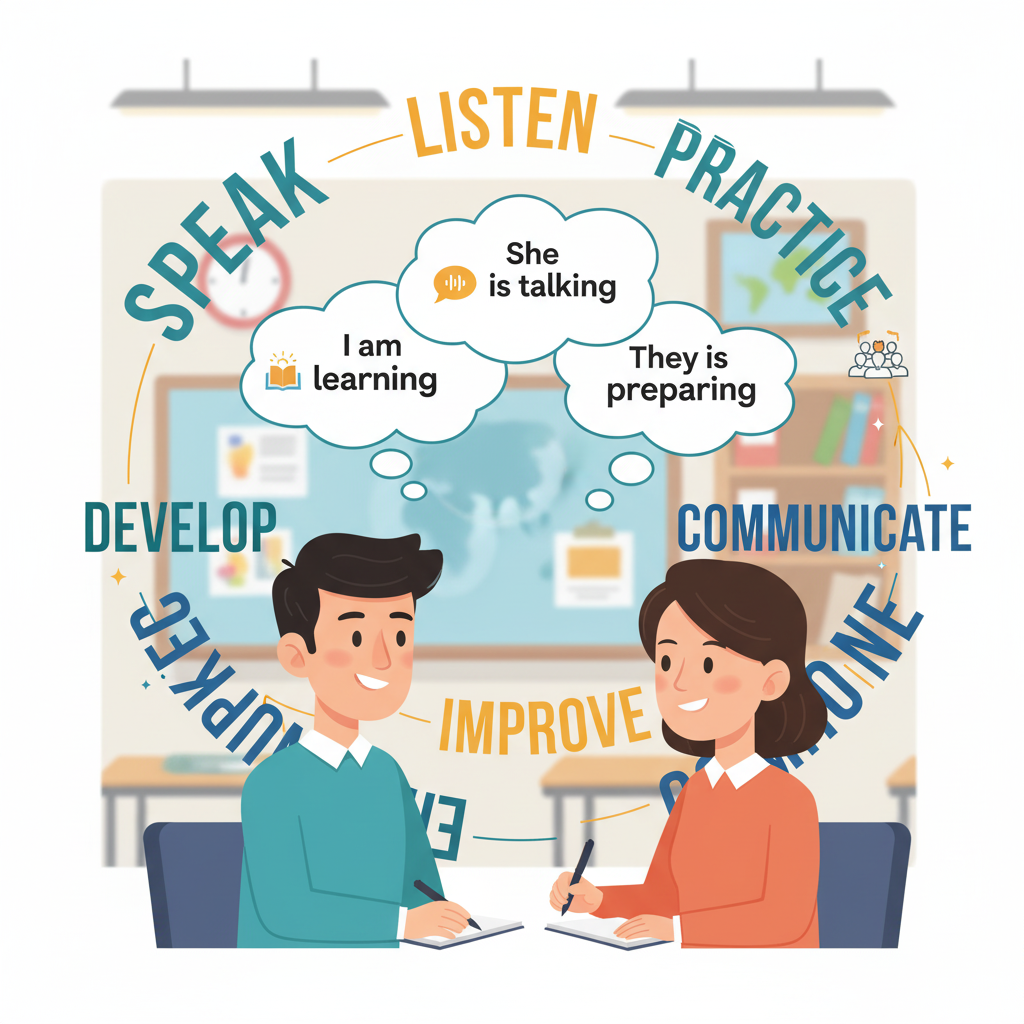 Mastering Present Continuous Tense with Exercises