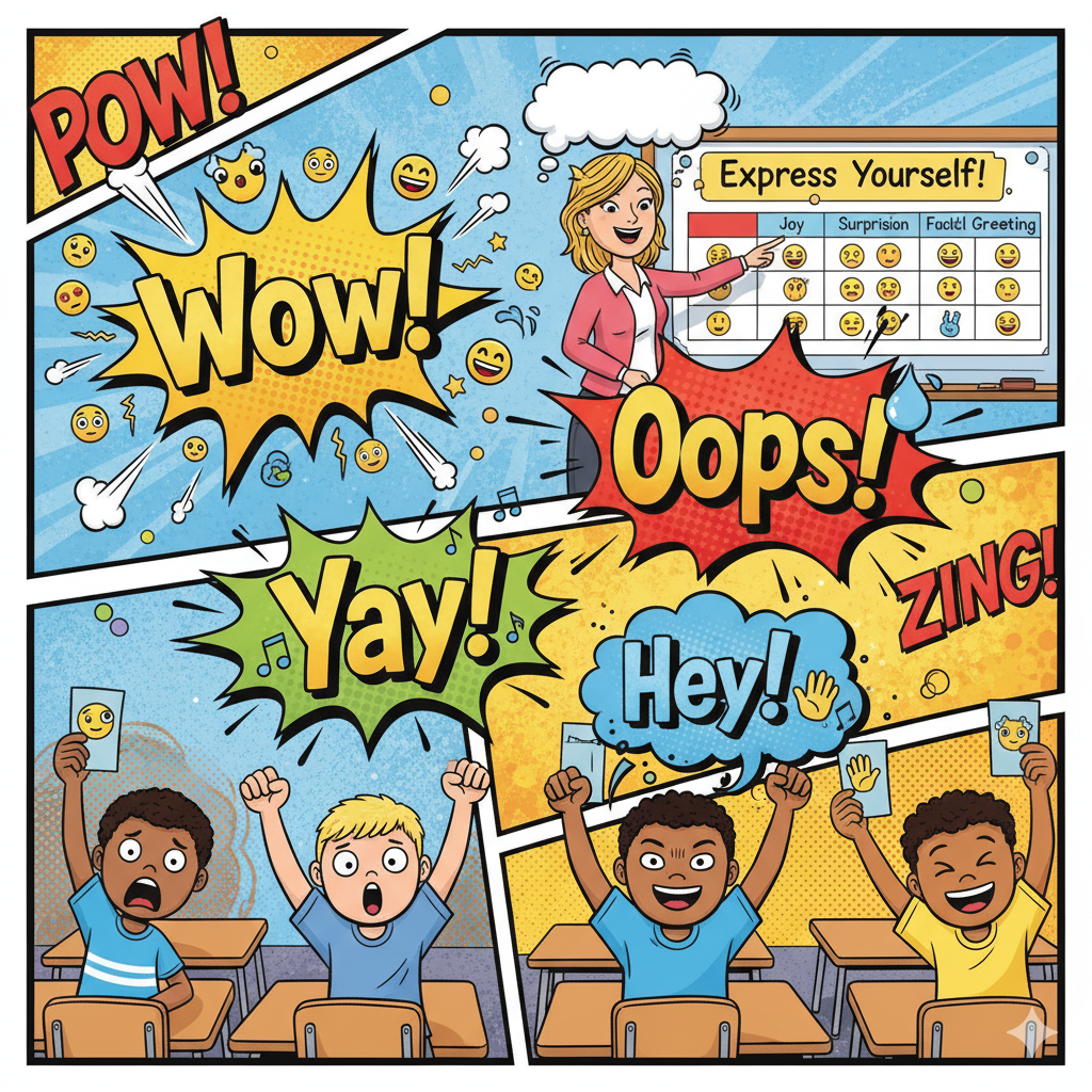 Parts of Speech Exercise Interjections