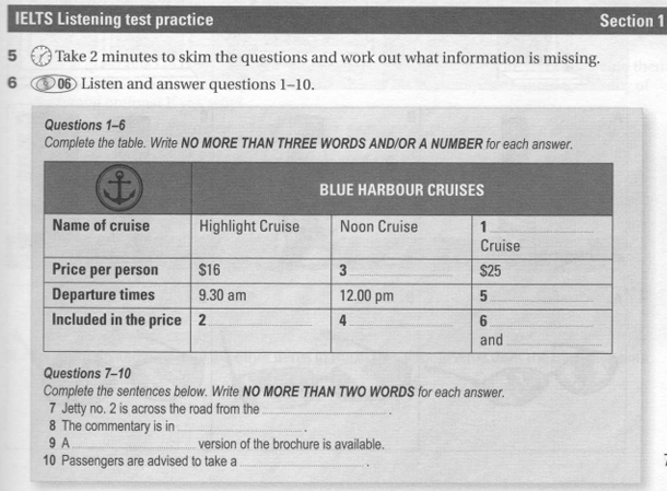 new insight into ielts listening unit 2