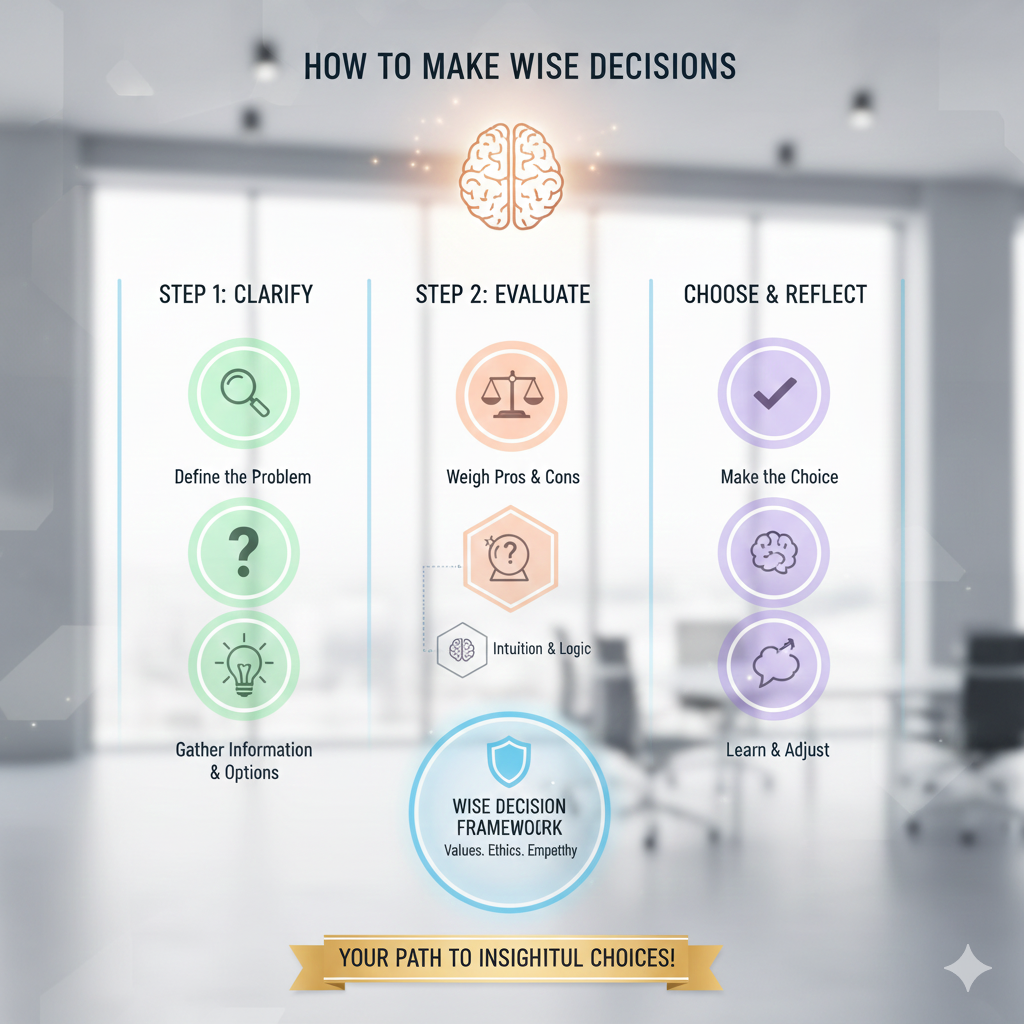 How to make wise decisions