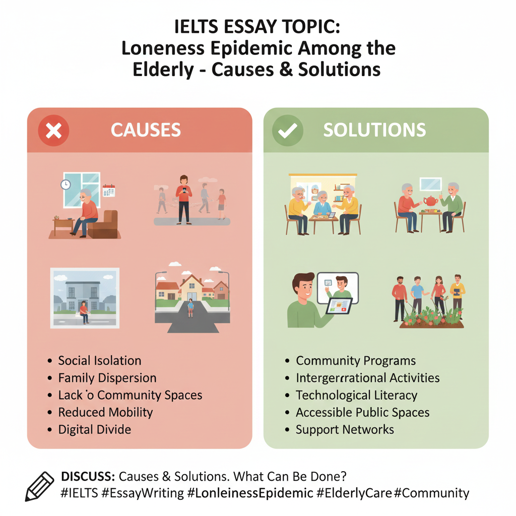 Many developed countries are facing a loneliness epidemic, particularly among the elderly. What are the causes of this, and what measures can be taken